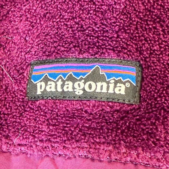 Patagonia Sweatshirt Snap-T Purple Fleece Pullover Small - Picture 5 of 9